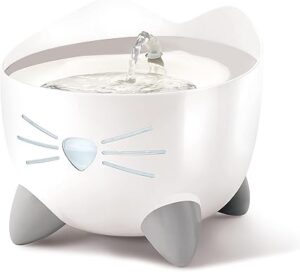 Catit Pixi Abreuvoir Fontaine en Acier Inoxydable pour Chats, 2,5 l